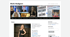 Desktop Screenshot of nichihodgson.com